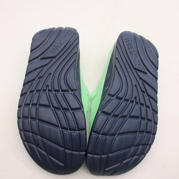 Hoka One One Men's Size 14 Ora Recovery Slide Sandals Green Black - Picture 9 of 10